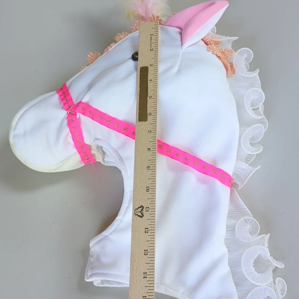 Unicorn/pony white costume head